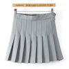 Pleated Mini Skirts Candy Color High Waist Tennis Skirts